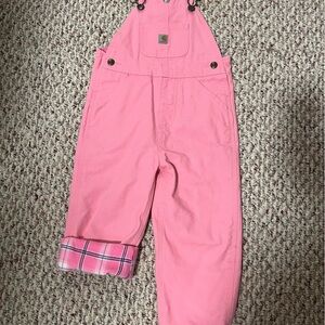 Carhartt Pink Kids Overalls